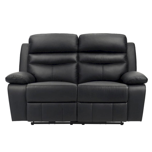 Homelegance  - Hancock Power Double Reclining Love Seat in Black - 9628BLK-2PW  view 1