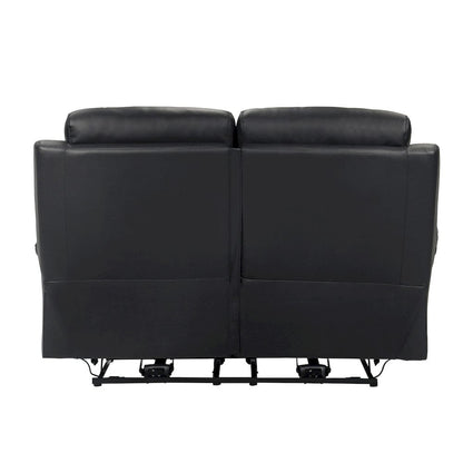 Homelegance  - Hancock Power Double Reclining Love Seat in Black - 9628BLK-2PW  view 5
