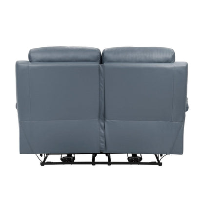 Homelegance  - Hancock Power Double Reclining Love Seat in Blue - 9628BUE-2PW  view 3
