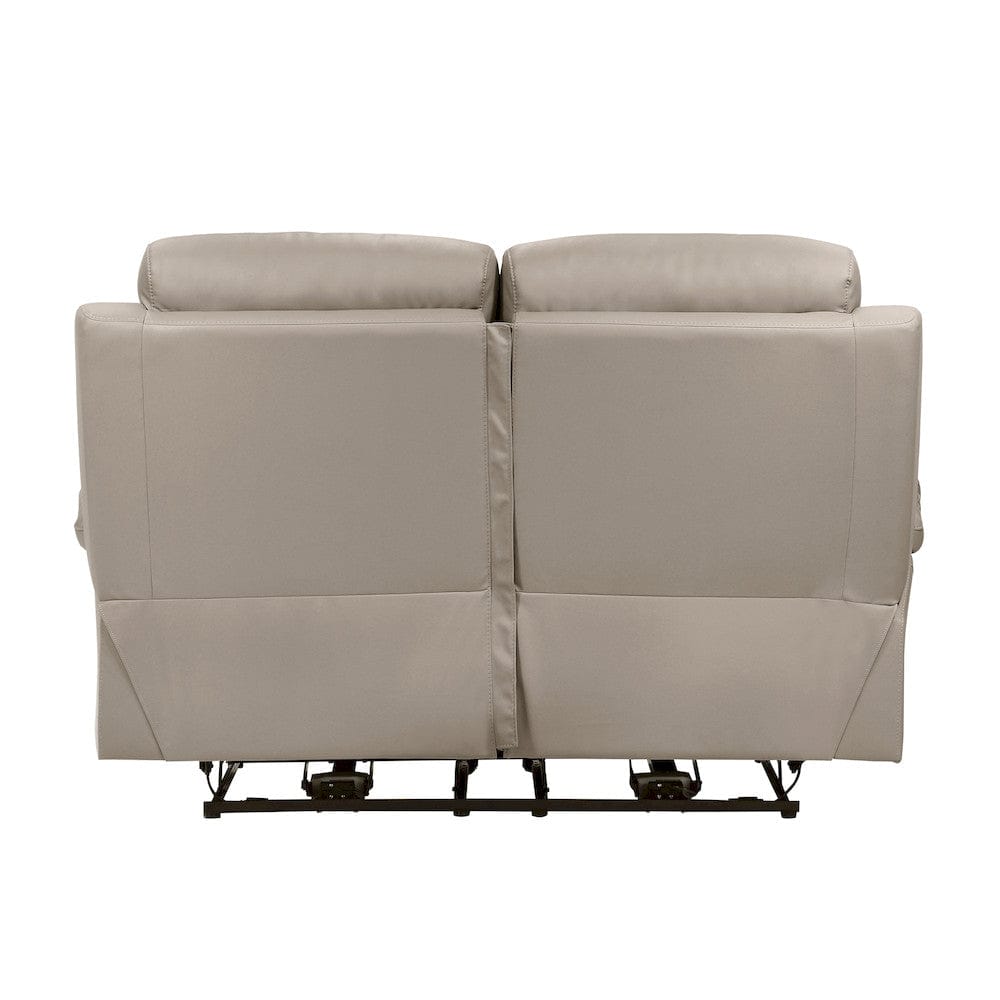 Homelegance  - Hancock Power Double Reclining Love Seat in Latte - 9628LTE-2PW  view 8