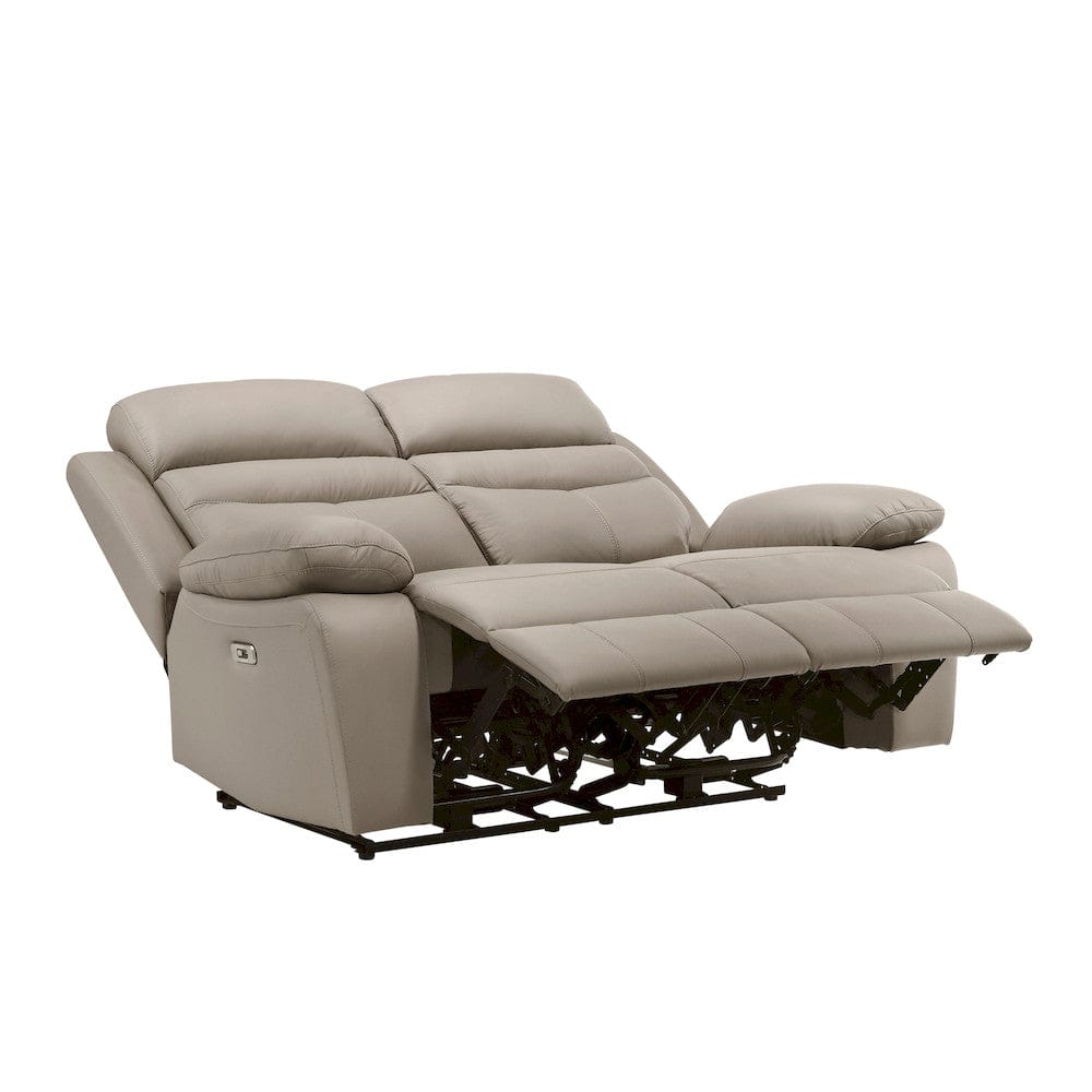 Homelegance  - Hancock Power Double Reclining Love Seat in Latte - 9628LTE-2PW  view 9
