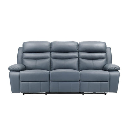 Homelegance  - Hancock Power Double Reclining Sofa in Blue - 9628BUE-3PW  view 1