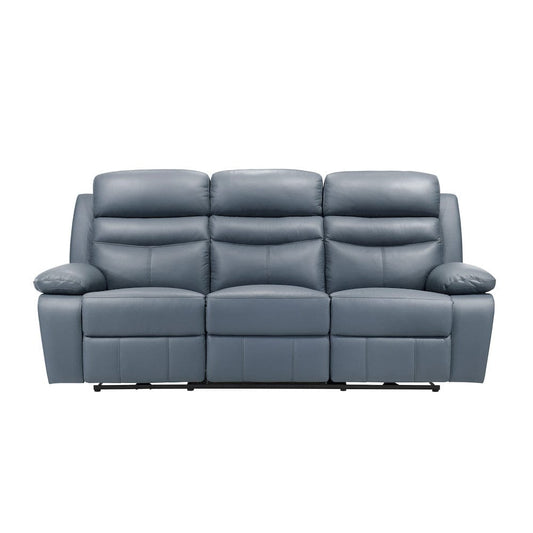 Homelegance  - Hancock Power Double Reclining Sofa in Blue - 9628BUE-3PW  view 1