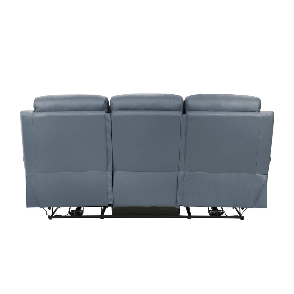 Homelegance  - Hancock Power Double Reclining Sofa in Blue - 9628BUE-3PW  view 3
