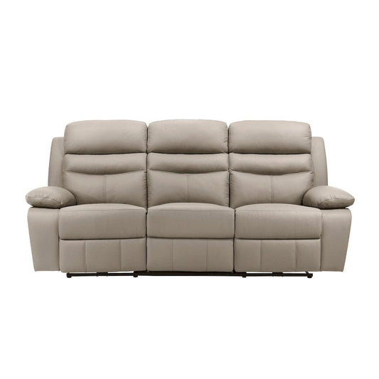 Homelegance  - Hancock Power Double Reclining Sofa in Latte - 9628LTE-3PW  view 1