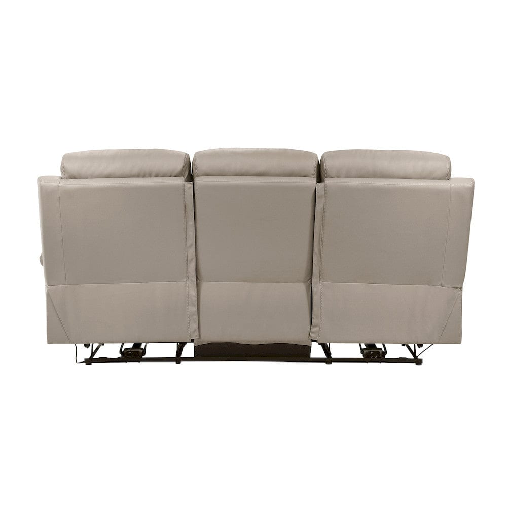 Homelegance  - Hancock Power Double Reclining Sofa in Latte - 9628LTE-3PW  view 3