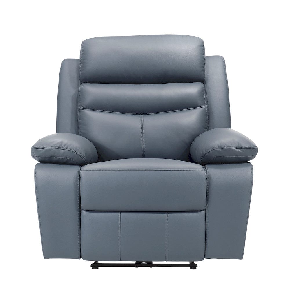 Homelegance  - Hancock Power Reclining Chair in Blue - 9628BUE-1PW  view 2