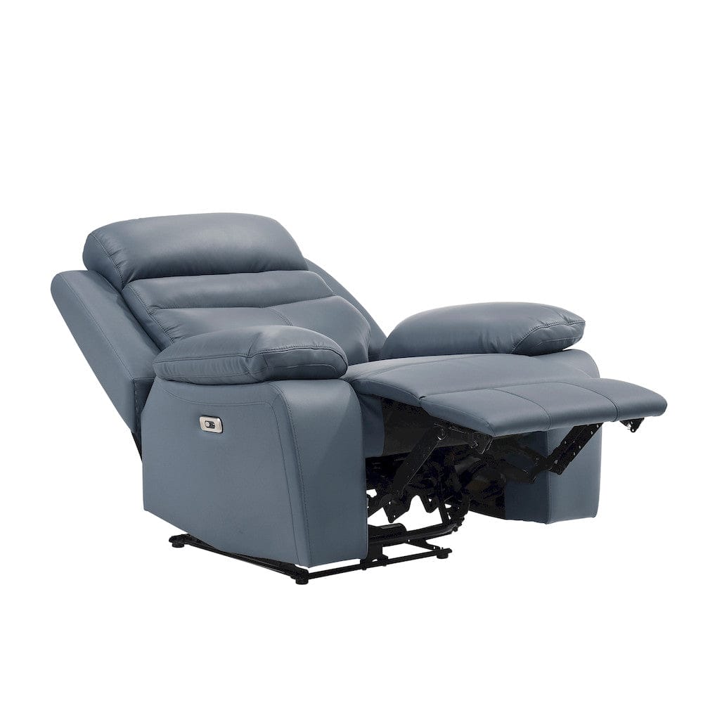 Homelegance  - Hancock Power Reclining Chair in Blue - 9628BUE-1PW  view 5