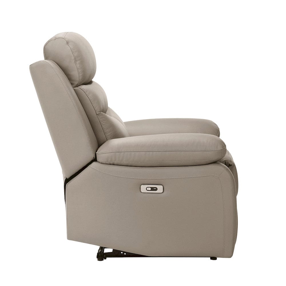 Homelegance  - Hancock Power Reclining Chair in Latte - 9628LTE-1PW  view 3