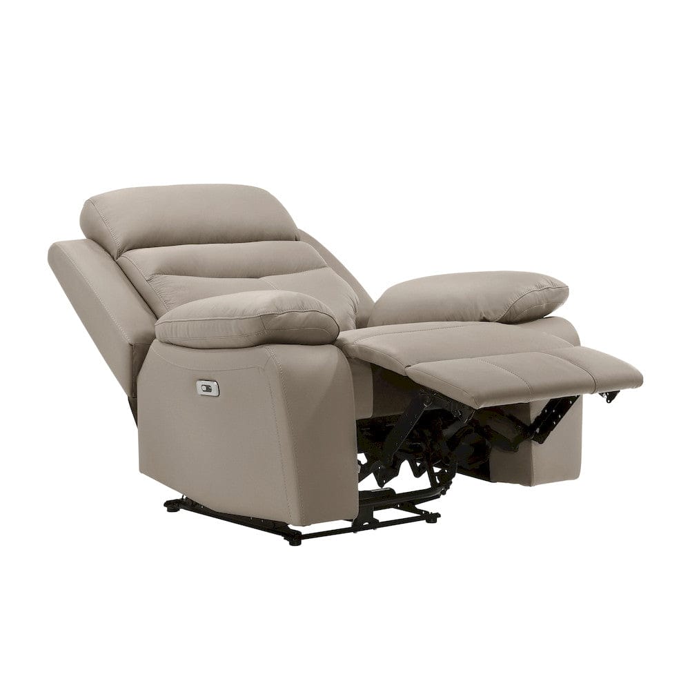 Homelegance  - Hancock Power Reclining Chair in Latte - 9628LTE-1PW  view 5