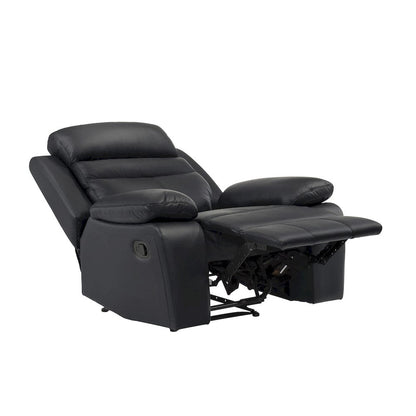 Homelegance  - Hancock Reclining Chair in Black - 9628BLK-1  view 5