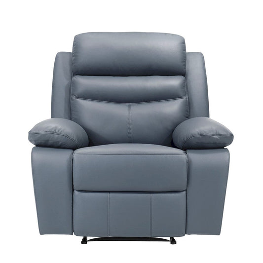Homelegance  - Hancock Reclining Chair in Blue - 9628BUE-1  view 1