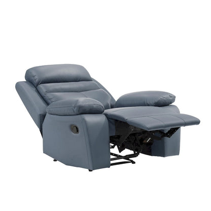 Homelegance  - Hancock Reclining Chair in Blue - 9628BUE-1  view 5