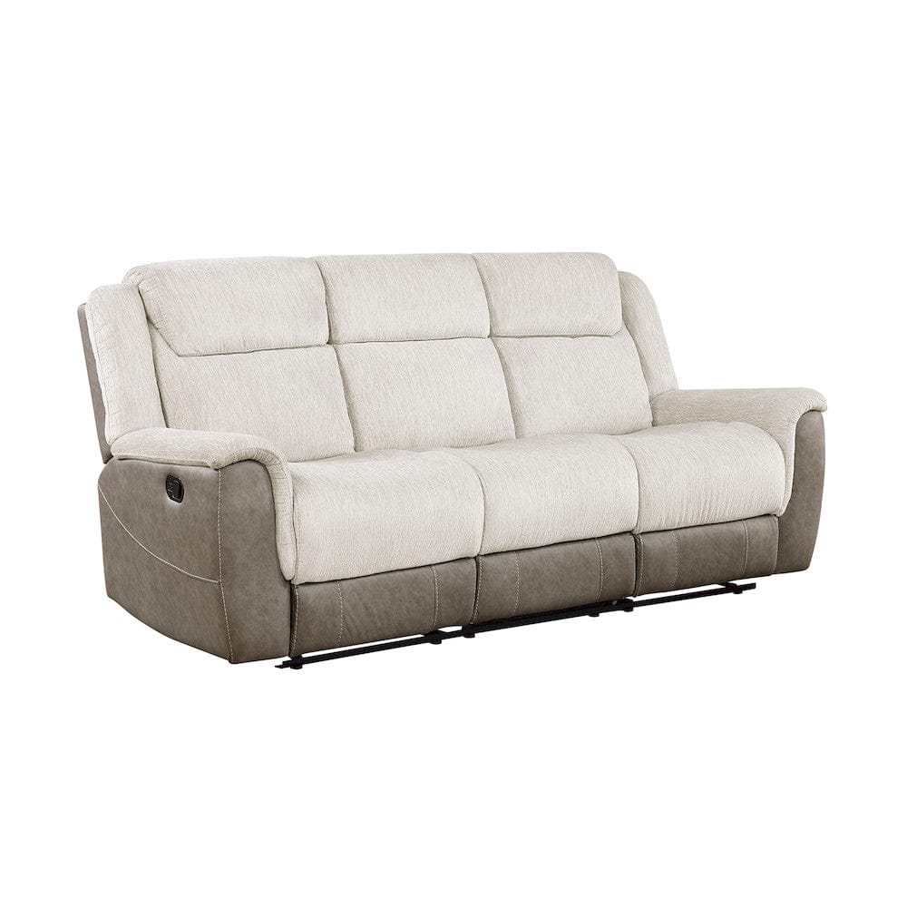 Homelegance  - Harriette Double Reclining Sofa in Beige - 9703BE-3  view 2