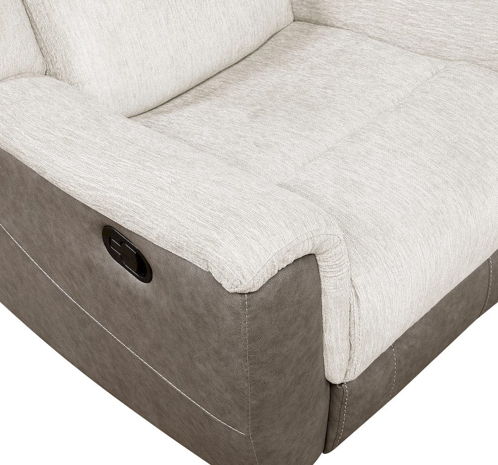 Homelegance  - Harriette Double Reclining Sofa in Beige - 9703BE-3  view 5