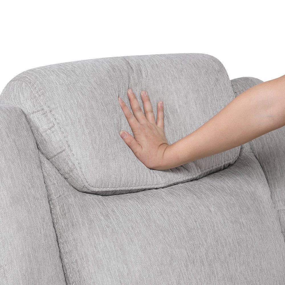 Homelegance  - Harriette Double Reclining Sofa in Gray - 9703GY-3  view 4