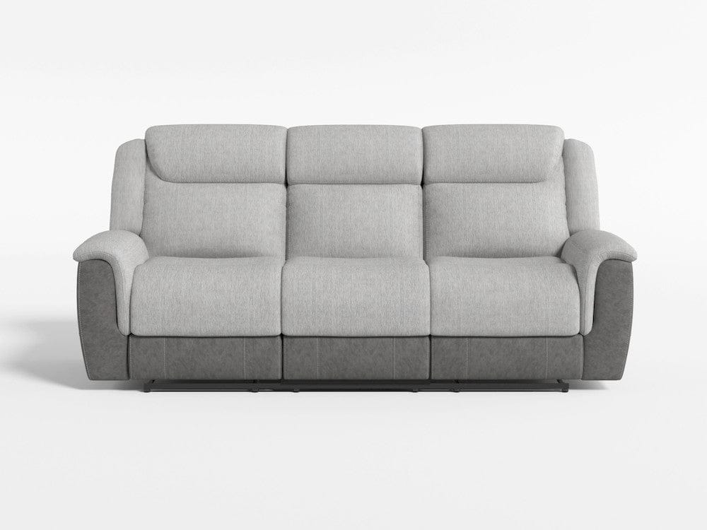 Homelegance  - Harriette Double Reclining Sofa in Gray - 9703GY-3  view 12