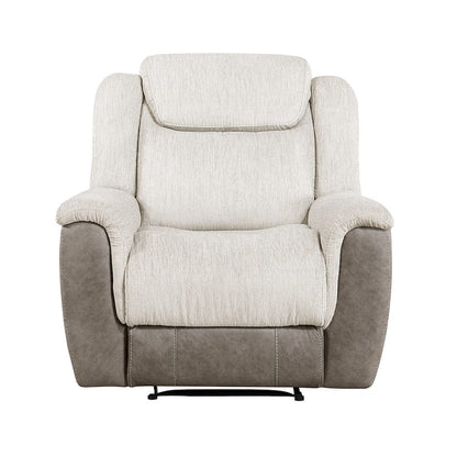 Homelegance  - Harriette Reclining Chair in Beige - 9703BE-1  view 1