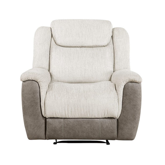 Homelegance  - Harriette Reclining Chair in Beige - 9703BE-1  view 1