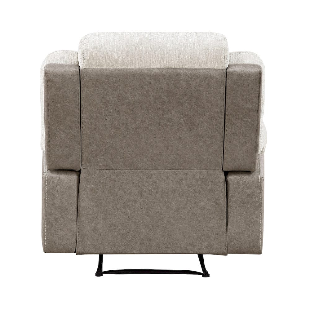 Homelegance  - Harriette Reclining Chair in Beige - 9703BE-1  view 5