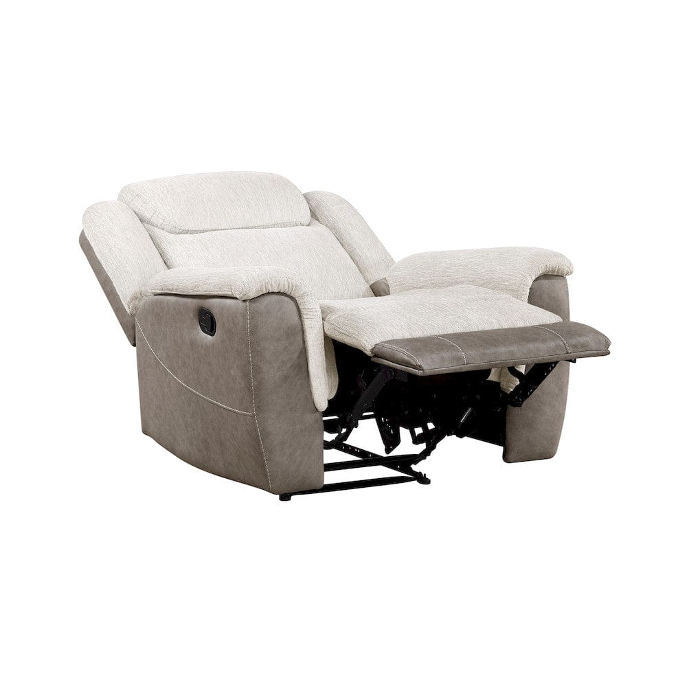 Homelegance  - Harriette Reclining Chair in Beige - 9703BE-1  view 7
