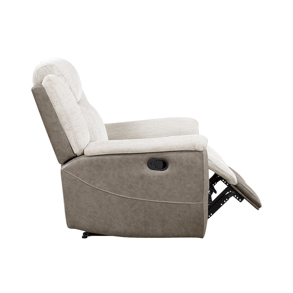 Homelegance  - Harriette Reclining Chair in Beige - 9703BE-1  view 8