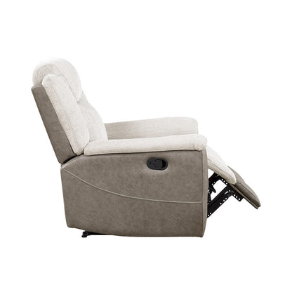 Homelegance  - Harriette Reclining Chair in Beige - 9703BE-1  view 8