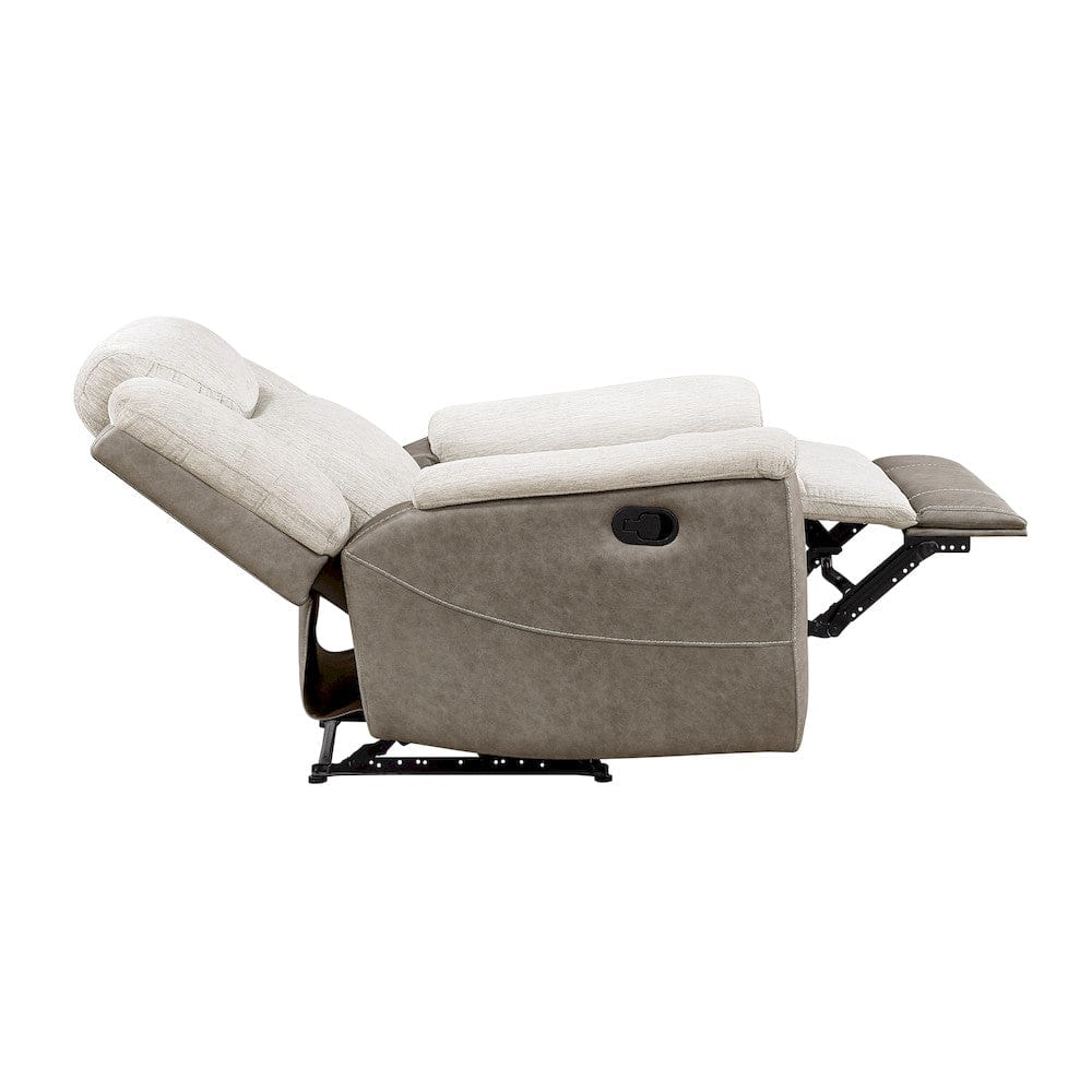 Homelegance  - Harriette Reclining Chair in Beige - 9703BE-1  view 9