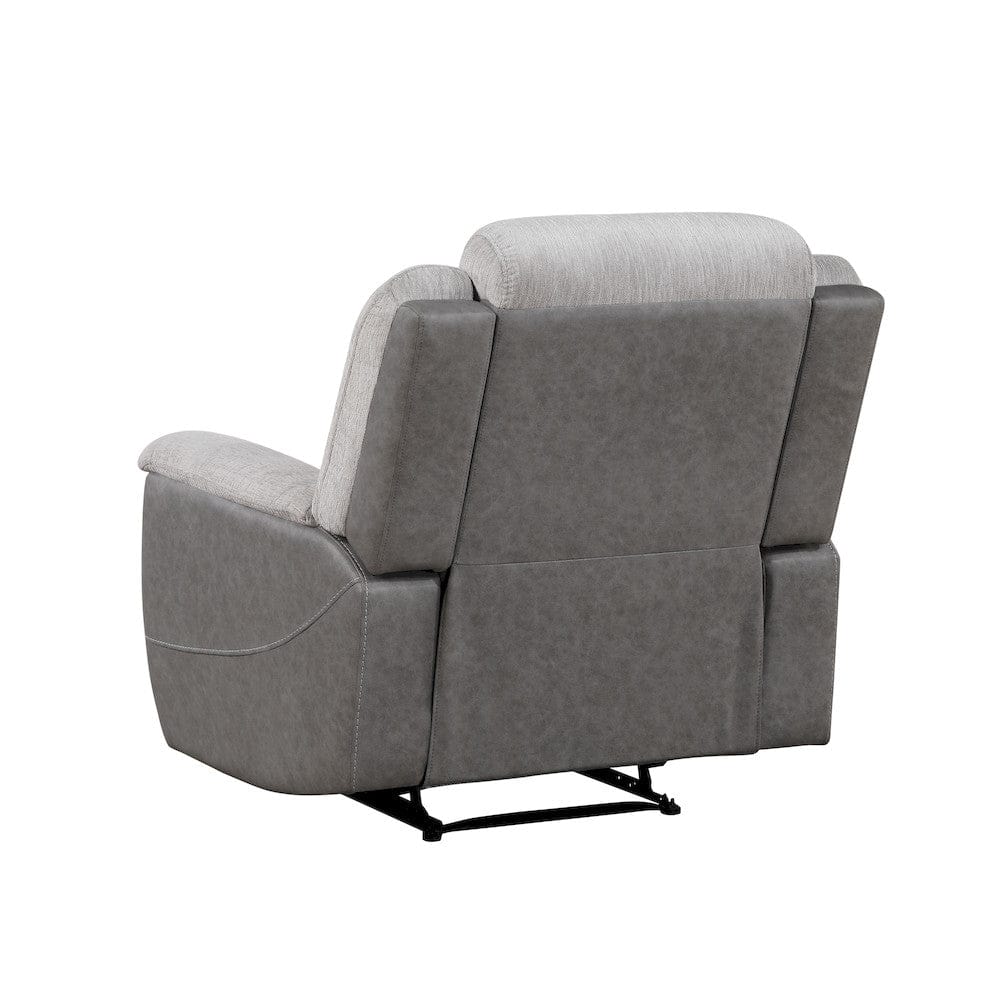 Homelegance  - Harriette Reclining Chair in Gray - 9703GY-1  view 2