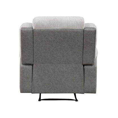 Homelegance  - Harriette Reclining Chair in Gray - 9703GY-1  view 3