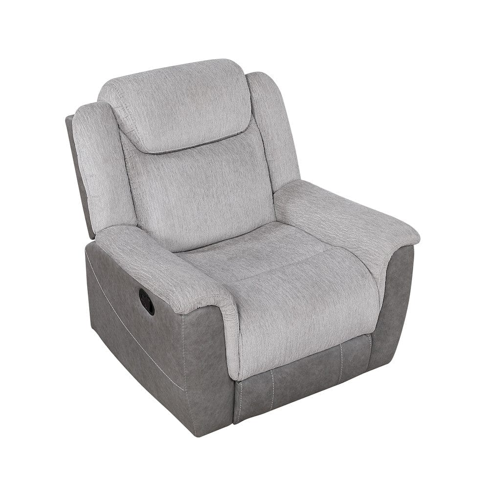 Homelegance  - Harriette Reclining Chair in Gray - 9703GY-1  view 6