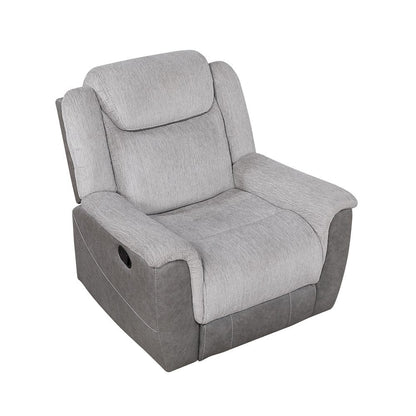 Homelegance  - Harriette Reclining Chair in Gray - 9703GY-1  view 6