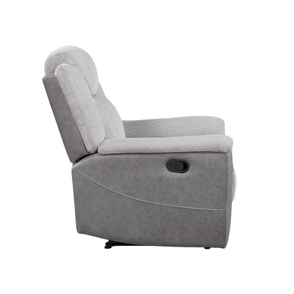 Homelegance  - Harriette Reclining Chair in Gray - 9703GY-1  view 7