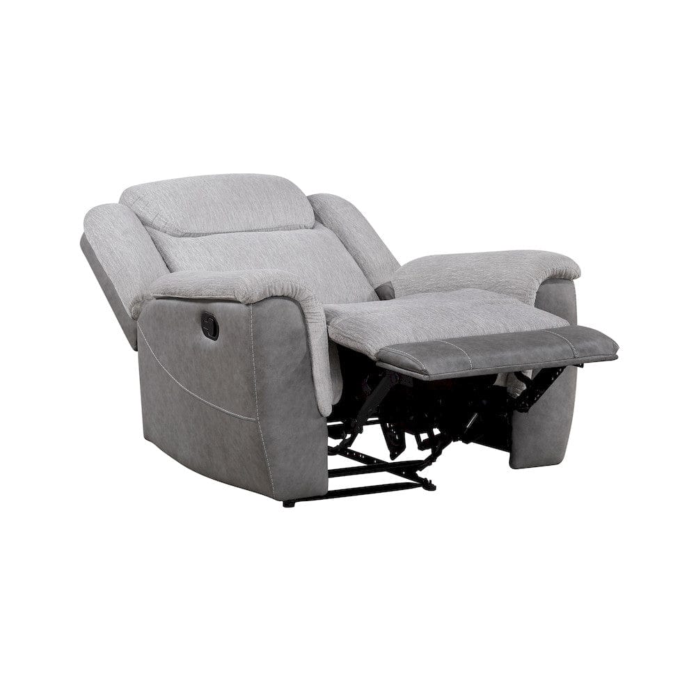 Homelegance  - Harriette Reclining Chair in Gray - 9703GY-1  view 8