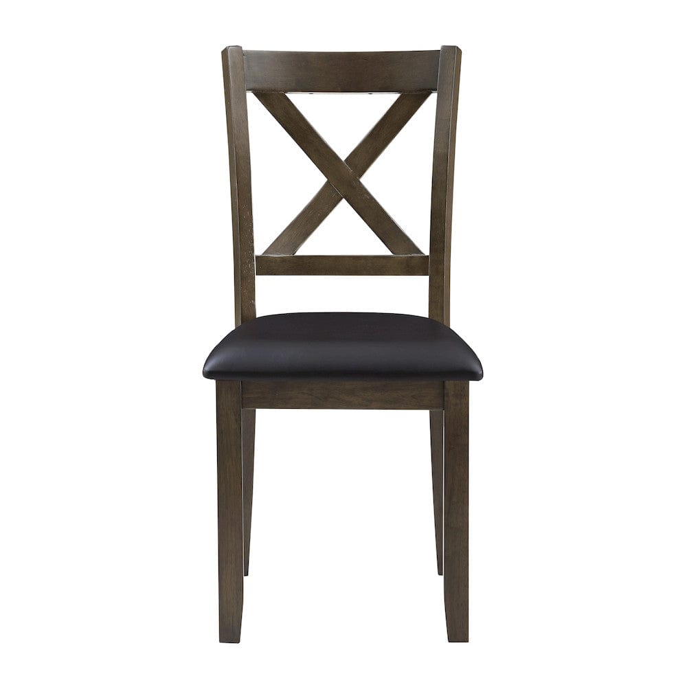 Homelegance  - Hazel 5-Piece Pack Dinette Set in Dark brown - 5838CH-5P  view 7