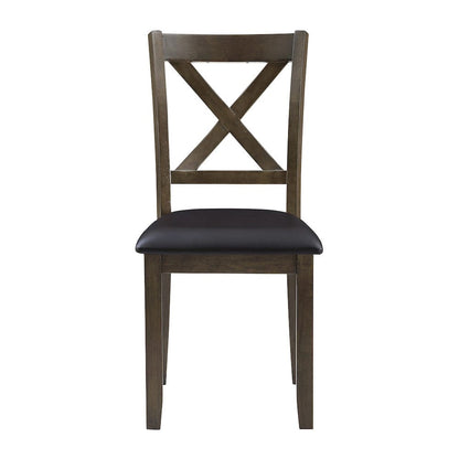 Homelegance  - Hazel 5-Piece Pack Dinette Set in Dark brown - 5838CH-5P  view 7