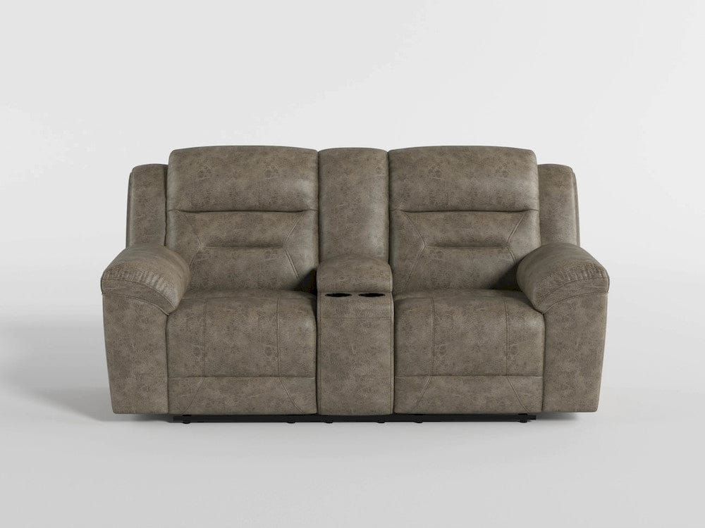 Homelegance  - Hazen Double Reclining Love Seat W/ Center Console in Black - 8538BK-2  view 11