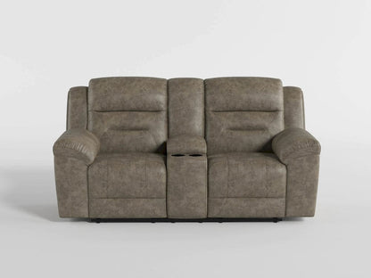Homelegance  - Hazen Double Reclining Love Seat W/ Center Console in Black - 8538BK-2  view 11
