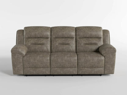 Homelegance  - Hazen Double Reclining Sofa in Brown - 8538BR-3  view 4