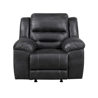 Homelegance  - Hazen Rocker Reclining Chair in Black - 8538BK-1  view 1