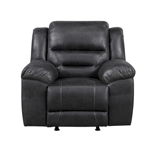 Homelegance  - Hazen Rocker Reclining Chair in Black - 8538BK-1  view 1