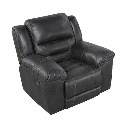 Homelegance  - Hazen Rocker Reclining Chair in Black - 8538BK-1  view 3