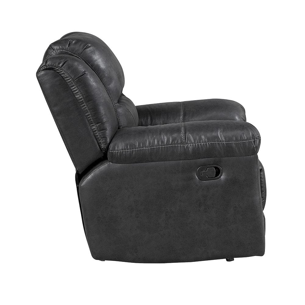 Homelegance  - Hazen Rocker Reclining Chair in Black - 8538BK-1  view 4