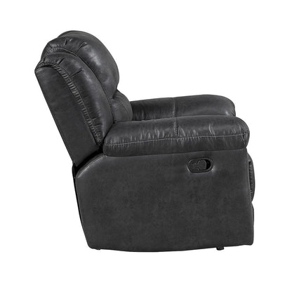 Homelegance  - Hazen Rocker Reclining Chair in Black - 8538BK-1  view 4