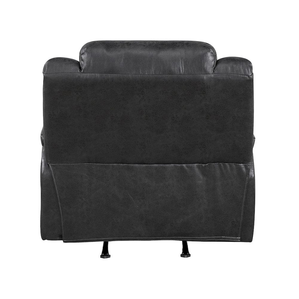 Homelegance  - Hazen Rocker Reclining Chair in Black - 8538BK-1  view 6