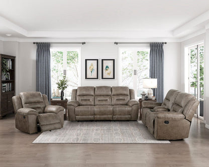 Homelegance  - Hazen Rocker Reclining Chair in Brown - 8538BR-1  view 5