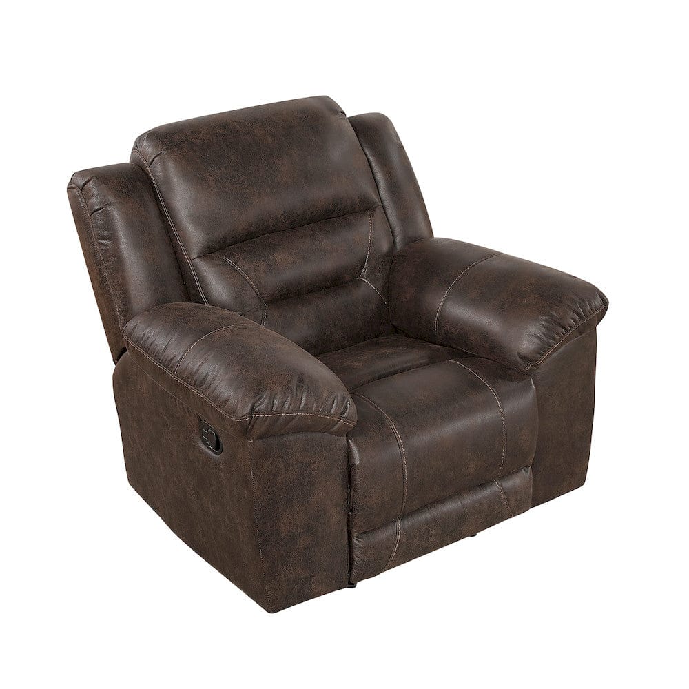 Homelegance  - Hazen Rocker Reclining Chair in Dark brown - 8538DB-1  view 3