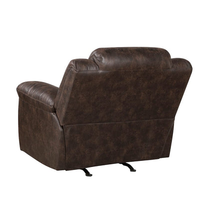Homelegance  - Hazen Rocker Reclining Chair in Dark brown - 8538DB-1  view 5
