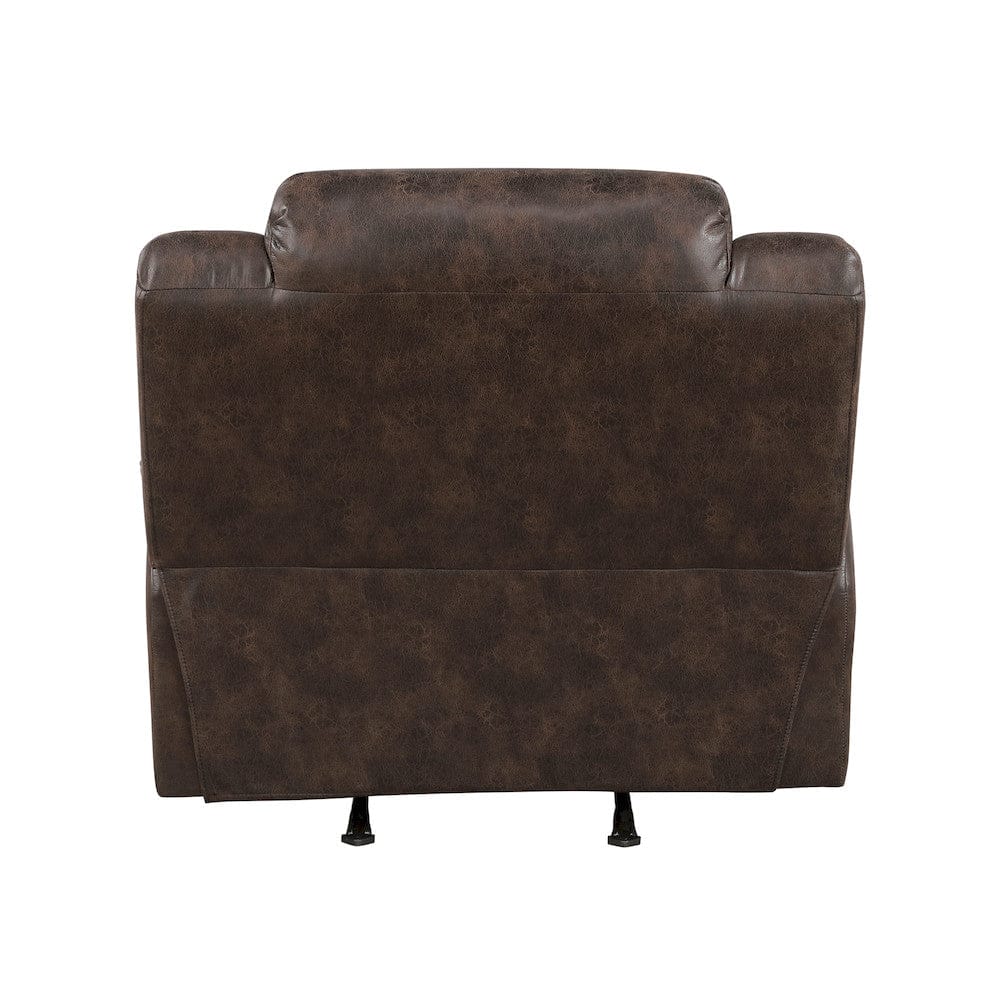 Homelegance  - Hazen Rocker Reclining Chair in Dark brown - 8538DB-1  view 6