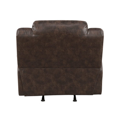 Homelegance  - Hazen Rocker Reclining Chair in Dark brown - 8538DB-1  view 6